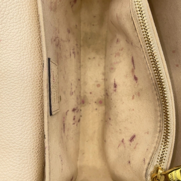 Authentic Louis Vuitton Monogram Empreinte Beige Pochette Metis 2wayBag Bx - Picture 12 of 17